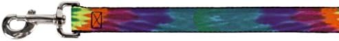 רצועה לחיות מחמד אבזם למטה-צבע עניבה-6 רגליים ארוכות-1.5& 34; רחב