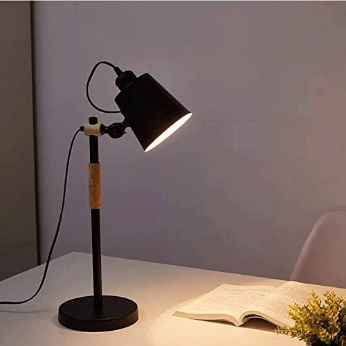 מנורת שולחן LED של LLLY מנורת שולחן מתכווננת ללימוד משרד קריאה מיטת חדר שינה מיטה E27 הגנת עיניים קריאה