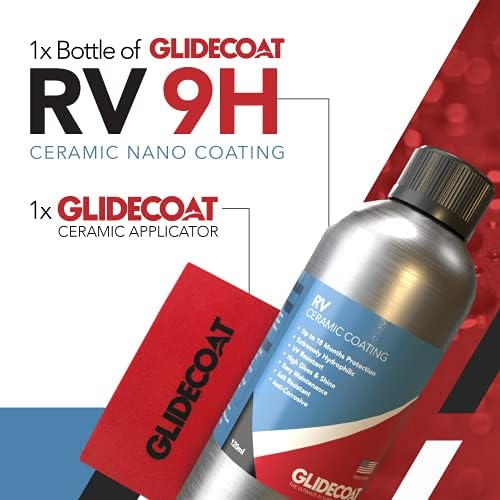 ציפוי קרמיקה של Glidecoat RV - ציפוי קרמיקה של 9 שעות עבור קרוואנים, מטוסים, מכוניות ויותר -