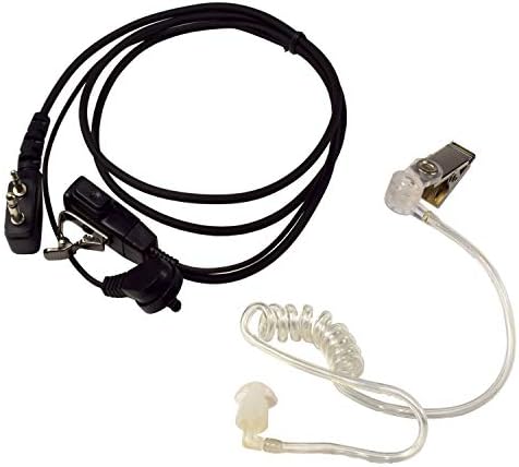 4איקס 2 פינים צינור אקוסטי אוזניות אוזניות מיקרופון תואם עם אייקום איי-סי-2איי, איי-סי-2איי, איי