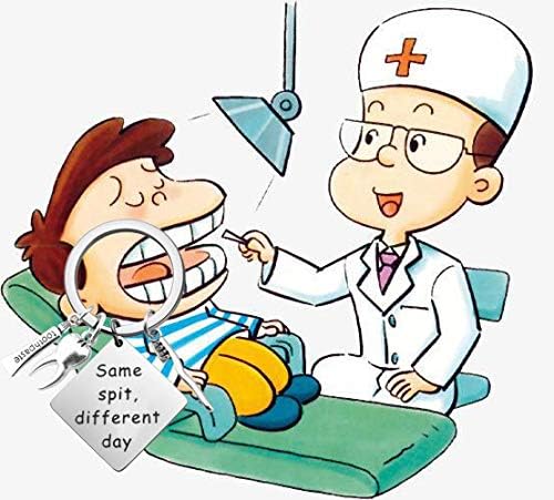 מצחיק רופאי שיניים מתנה אותו לירוק שונה יום שיננית מתנה