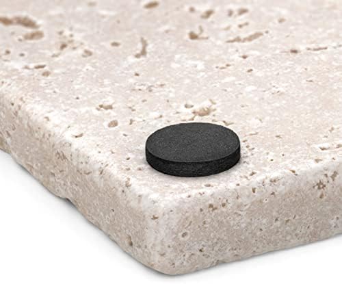 מאברטון אישית אבן חול שולחן תחתיות-קרמיקה תחתיות עבור משקאות עם מחזיק - קרמיקה אבן רכבת סט של 4-מדהים חנוכת