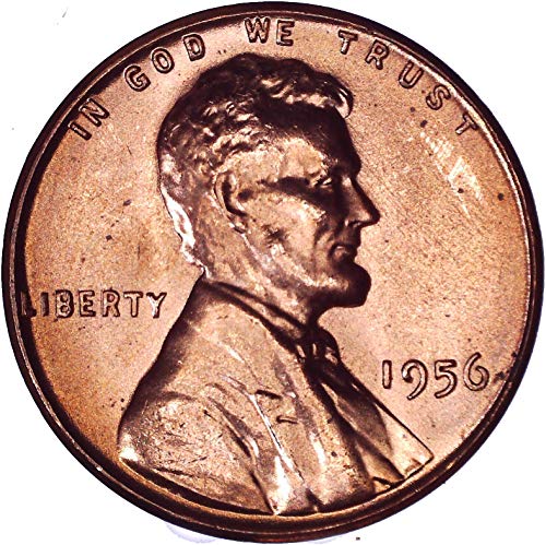 1956 Lincoln Weat Cent 1c מבריק לא מחולק