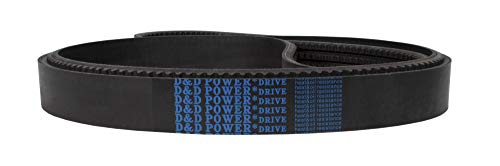 D&D Powerdrive 4/BX128 חגורת V עם חגורה משובצת, גומי