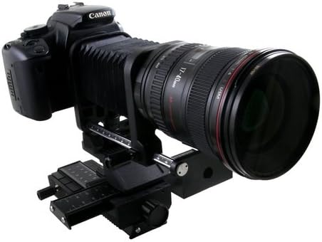 מפוח עדשות פוטגה ומאקרו מקרו מקרו 4-דרכים רכבת שקופיות עבור Canon EOS 60D 10D 20D 30D 40D 50D 5D/5D MARK
