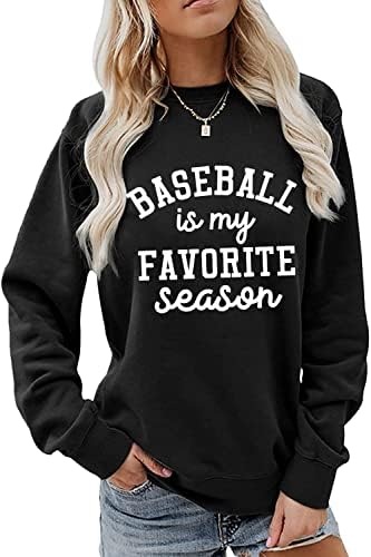 בייסבול של Jverf הוא העונה האהובה עלי סווטשירט נשים בייסבול אימא חולצה