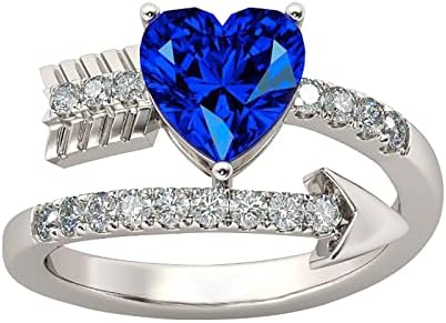 אישיות אהבה יצירתית טבעת טבעת יהלום טבעת נישואין לנשים טבעות לבנות בגודל 6