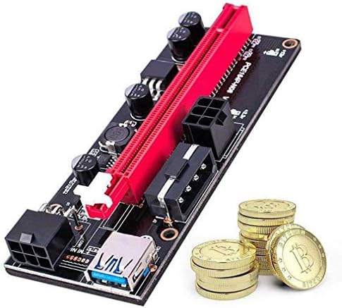 מחברים USB 3.0 כבל סיומת PCIE Riser ver 009S אקספרס 16X מאריך מתאם מתאם 6 כבל חשמל PIN 2021 -