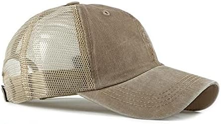 קרוגו גברים של מתכוונן רשת חזרה כובע מעוקל ביל סנאפבק רשת בייסבול כובע רטרו שטף נהג משאית כובע