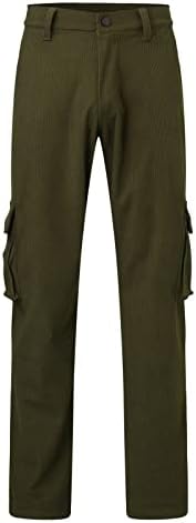 בבאגי מסלול מכנסיים גברים גברים מקרית רחוב רופף ארבע עונה קורדרוי גבוהה רב כיס מכנסיים מטען גרם סגנון