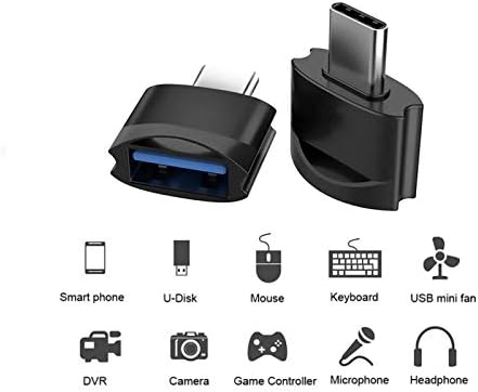 USB C נקבה ל- USB מתאם גברים תואם למטען Samsung Galaxy SM-G970U עבור OTG עם מטען Type-C. השתמש במכשירי