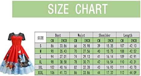 ויטונג מתנות לנשים, נשים בתוספת גודל חג המולד שמלת מכוער חג המולד ארוך שרוול מסיבת שמלת