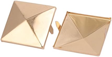 AEXIT 25 יחידות 35 ממ חומרה ביתית נייר בצורת ריבוע בראד טון זהב לראקפינג דגם מלאכת DIY: 19AS204QO543