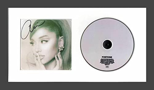 אריאנה גרנדה חתמה עמדות חתימה מסגרת CD תצוגה - מוכן לתלות זמר סקסי יפהפה, נדיר, ממתיק, אישה מסוכנת,