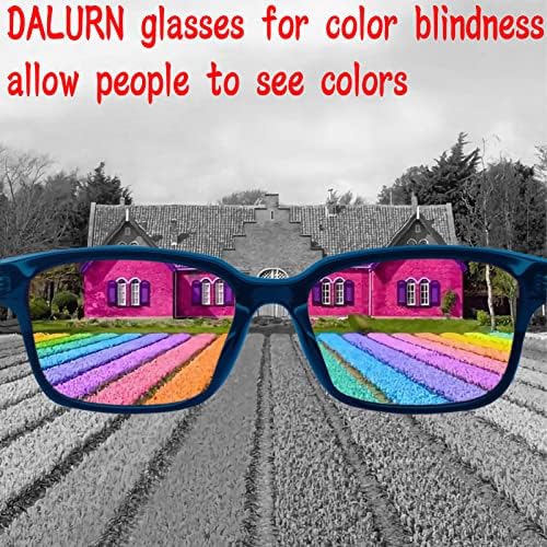 דלורן עיוורון צבעים משקפיים עיוורי צבעים לגברים אדום ירוק עיוורון צבעים הן לשימוש חיצוני והן לשימוש