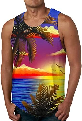 קיץ טי חולצות גברים גברים של קיץ אופנה מקרית חוף חוף ים דיגיטלי 3 ד מודפס עגול צוואר שרוולים אלט