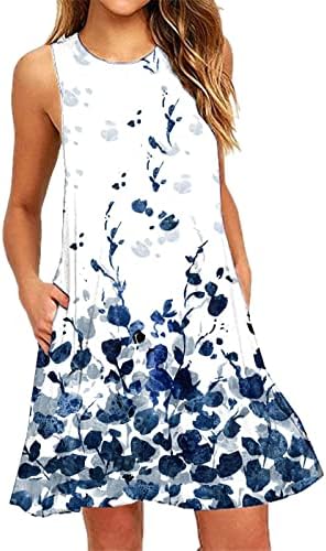 שמלה מזדמנת של קיץ דפוס חמוד מודפס בתוספת גודל צווארון קרקע חילולית קיץ שמלות קיץ MIDI
