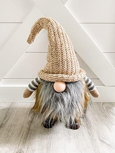 קישוט גנום של נייר ומשטחים לקישוט גנום לבית 13 כובע ארוך חופשי סקנדינבי שוודי טומטה גנום קטיפה פלאש