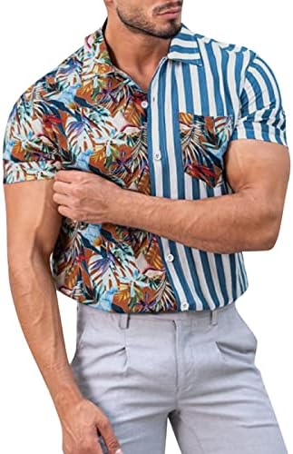 חולצות טריקו לקיץ לגברים אופנה אופנה אביב אביב חולצת קיץ חוף מזדמן חוף מודפס