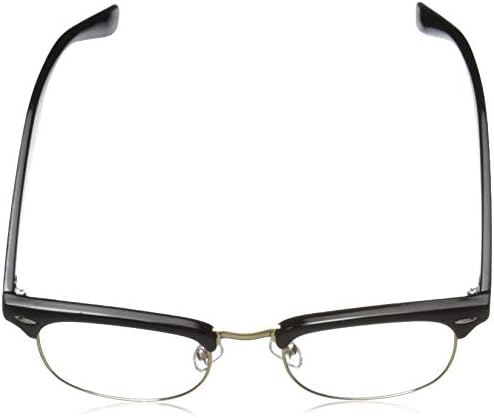 זרוב-בהשראת וינטג ' קרן קלאסית עם מסגרת חנונית עם מסגרת 400 משקפי עדשה ברורים