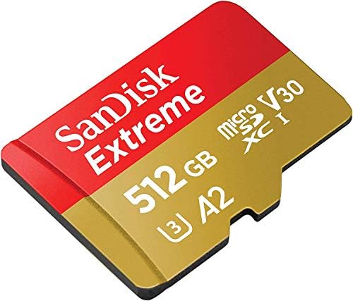 סנדיסק אקסטרים 512 ג 'יגה-בייט וי30 א2 כרטיס זיכרון מיקרו-אקס-אקס-סי עובד עם די-ג' יי מאוויק 3
