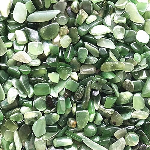Seewoode AG216 50G 5-7 ממ ירוק טבעי ג'ספר ג'ייד אבן מלוטש רייקי צ'אקרה ריפוי קריסטלים אבנים טבעיות ומנות