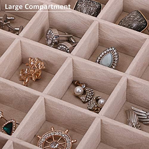 תיבת תכשיטים בוישום מארגן תכשיטים קופסאות תכשיטים קופסאות תכשיטים לנשים מארז אחסון תכשיטים לנשים לשרשראות, טבעות,
