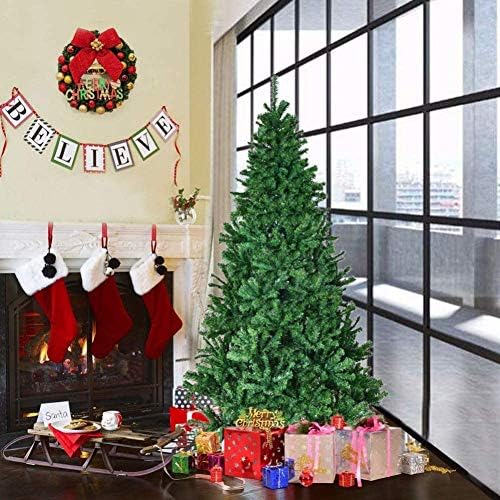 עץ חג מולד מלאכותי של קישוטי חג המולד מפלסטיק, בסיס מחזיק לחג המולד למסיבה לחג המולד, עץ מיניאטורה ירוק