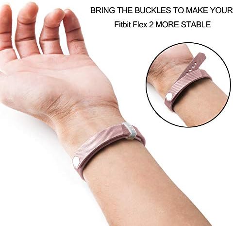 Baaletc להחלפה חמודה רצועת אביזרים/רצועת צמיד צמיד תואם לגשש כושר Fitbit Flex 2 לנשים