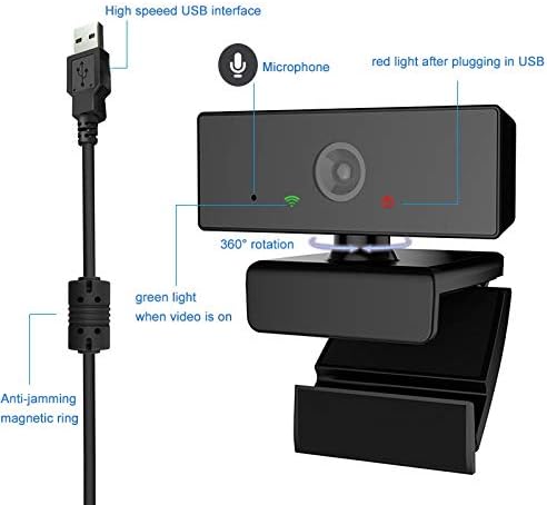 מצלמת מחשב 1080p HD מצלמת Webcam