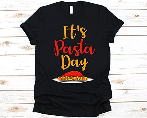 שלה פסטה יום חולצה מגניב פסטה חולצה לגברים ונשים איטלקי לבשל גרפי פסטה מאהב עיצוב מתנה עבור שפים