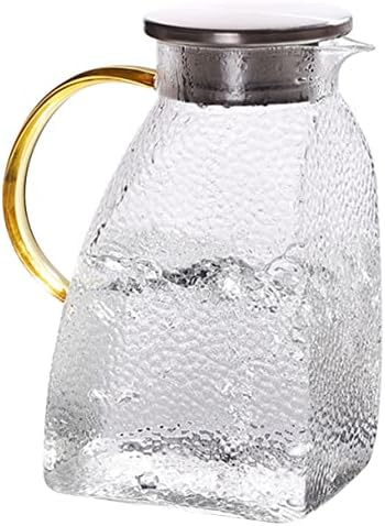 HOMOYOYO 2 יחידות בקבוק מים קרים מקרר קיבולת גבוהה זכוכית שקופה