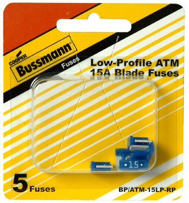 5 חבילות Butsmann BP/ATM-15LP-RP כספומט כחול כספומט נמוך פרופיל 15 אמפר מפעיל רכב מיני נתיכי להב-5 לכרטיס