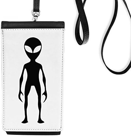 יקום וחייזרים ארט ארט דקו מתנה אופנה ארנק ארנק תלייה כיס נייד כיס שחור