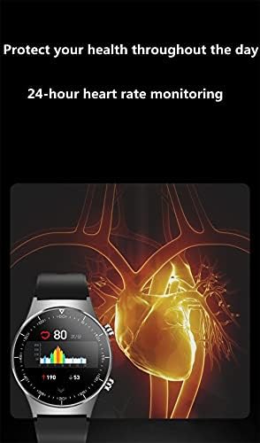 שעון חכם של GXFC מתאים ל- Wactch GT2 מד צעדים ספורט לחץ דם, כסף
