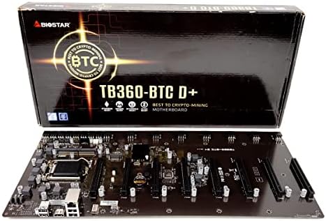 BIOSTAR TB360-BTC D+ LGA1151 SODIMM DDR4 8 GPU תמיכה ב- GPU כריית האם