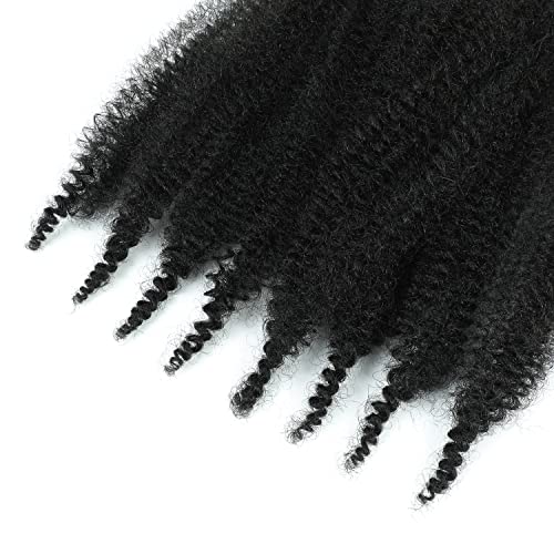 פנלין קפיצי האפרו טוויסט שיער מראש מופרד עבור קובני טוויסט שיער מארלי קולעת שיער פו לוקס סרוגה שיער הרחבות עבור