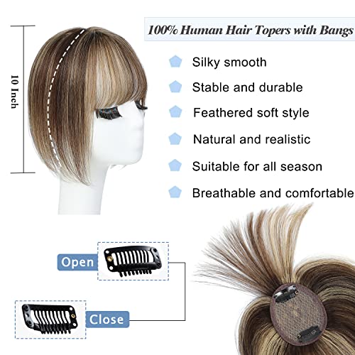 כיסויי שיער לנשים אמיתי שיער טבעי עם פוני קליפ פוני שיער חתיכות עבור נשים עם מרגיז שיער שיער טבעי עבה