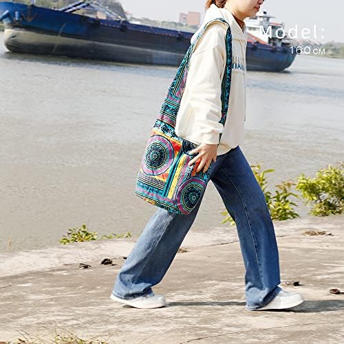סגנון אתני תיק גברת של כל יום קרוסבודי כתף שקיות נשים תיירות תיק