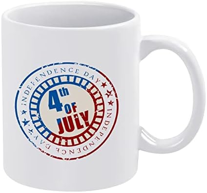 יולי 4 עצמאות יום הדפסת ספל קפה כוס קרמיקה תה כוס מצחיק מתנה עם לוגו עיצוב עבור משרד בית נשים גברים-11