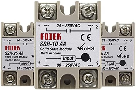 Gibolea SSR-10AA SSR-25AA SSR-40AA 10A 25A 40A מודול ממסר מצב מוצק 80-250V קלט AC 24-380V פלט AC