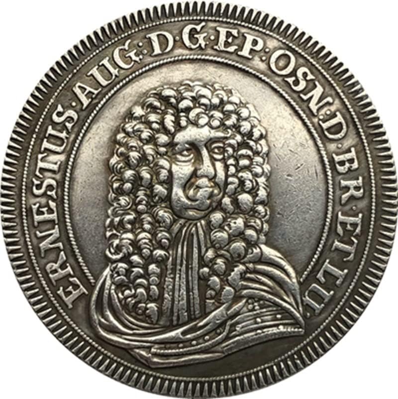 1682 מטבעות גרמניים נחושת מכסף מצופה מטבעות מטבעות עתיקות
