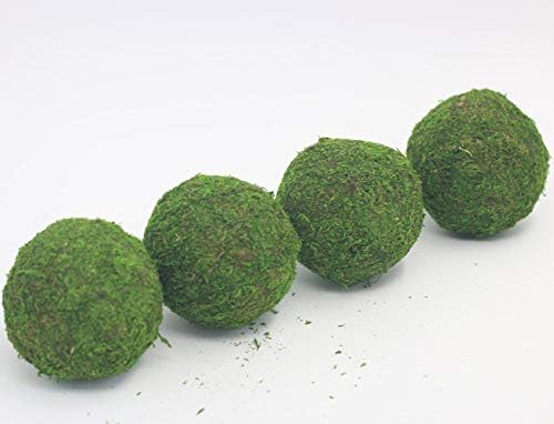 רכישה נחמדה בעבודת יד צמח ירוק טבעי כדורי טחב דקורטיביים לתצוגה של המסיבה הביתית אבזרי תפאורה
