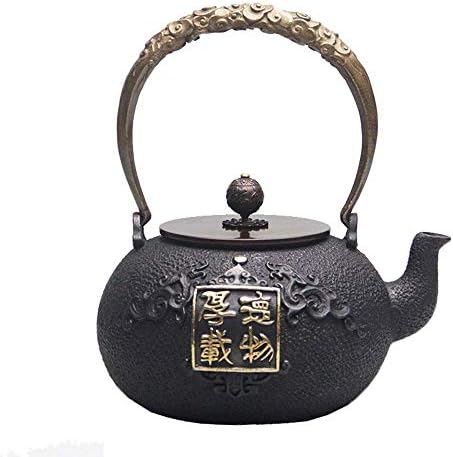 תה יצוק תה קומקום ברזל קומקום קומקום ברזל יצוק קומקום קומקום בעבודת תה גיליון תה מתכת מתכת ברזל קומקום