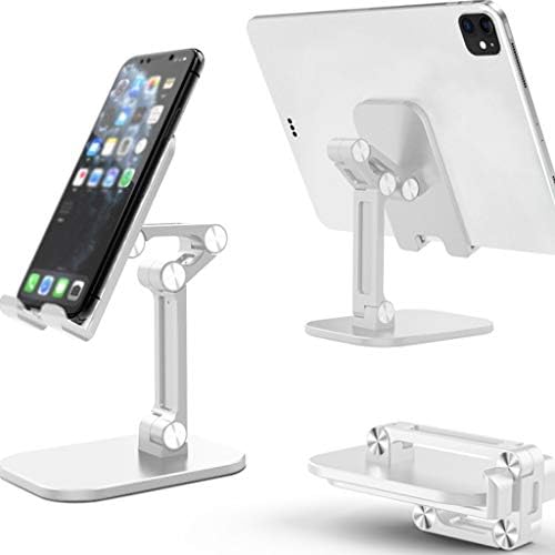 מחזיק טלפון נייד שולחן עבודה מתקפל WPYYI מתאים לטלפונים ניידים וטאבלטים, גובה בסיס התקשורת מתכוונן