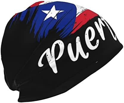 פורטו ריקו ריקני דגל רפוי כפה, אופנה חורף כובע בארה ' ב כובעי צוואר גייטר מטפחת סרוג כובע לנשים גברים