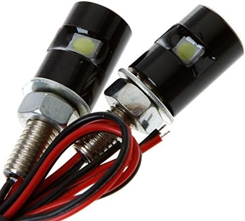 קאטור 1 פייר LED אופנוע מכונית מקורות אור מקורות לוחית רישוי מנורה נורת נורת בורג בורג מנורת תאורה
