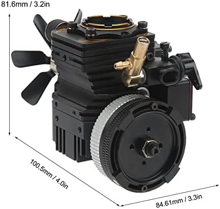 GRUO FS S100AT 4 מנוע מנוע גליל יחיד מנוע מתנול מנוע מנוע בעירה פנימית ערכת הרכבה של מנוע מנוע ל -1:10 1:12