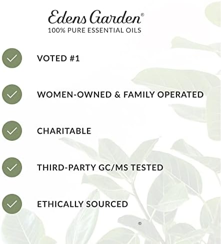 ערכת ארומתרפיה טהורה של Edens Garden שמן אתרי 6