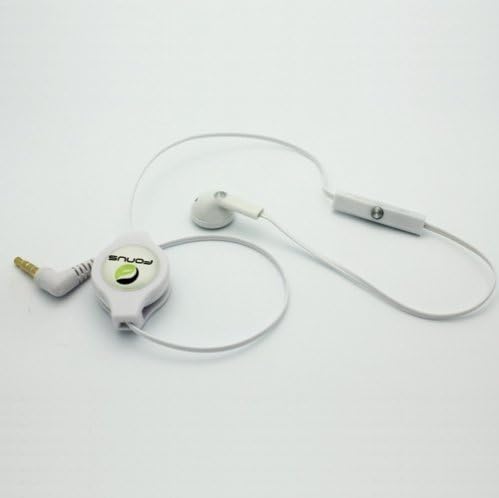 לבן נשלף 3.5 ממ מונו אוזניות דיבוריות אוזניות אוזניות יחיד עם מיקרופון עבור T-Mobile Nokia Lumia 635, T-Mobile